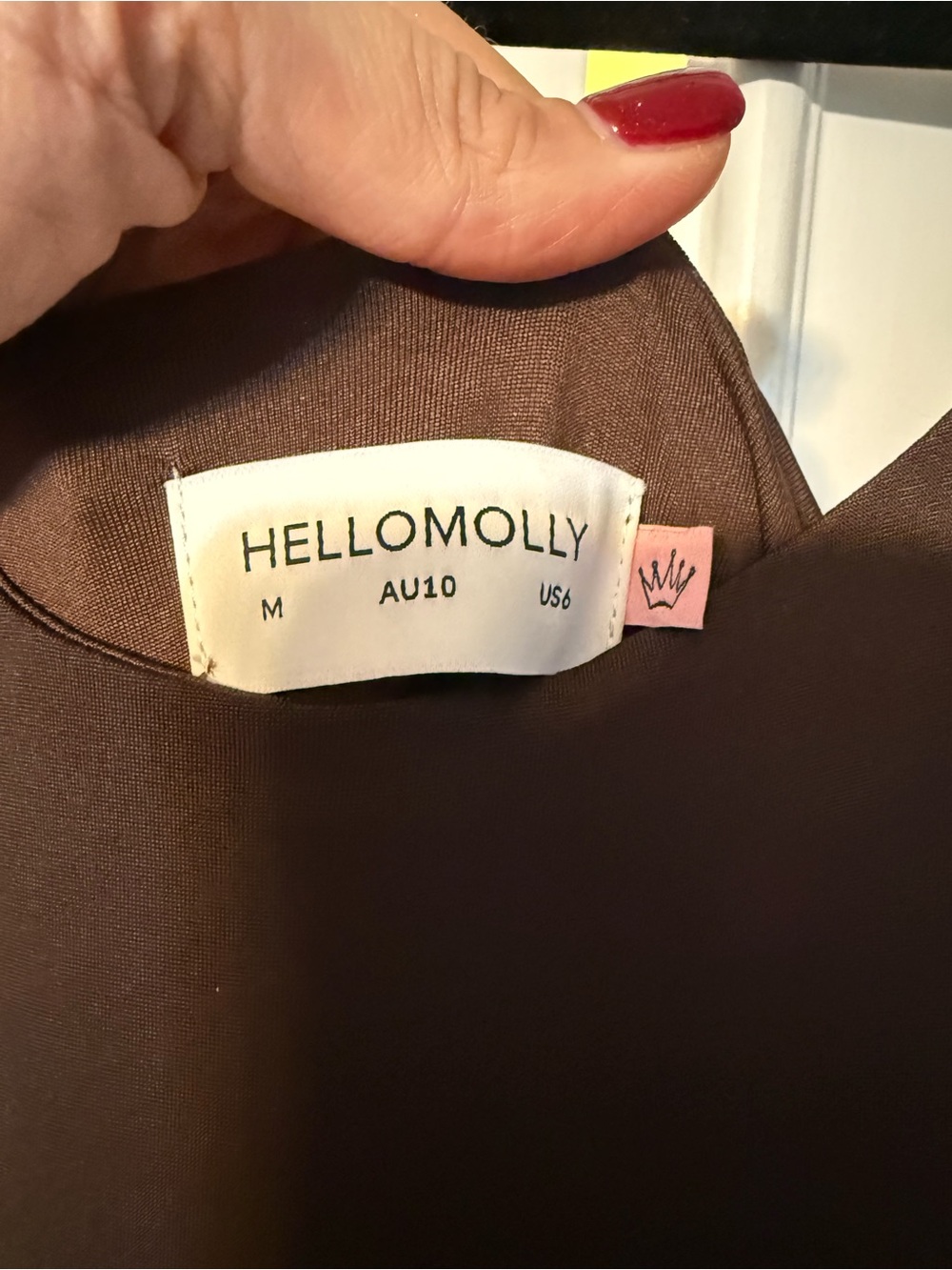 Hello Molly MAXIMUM STYLE MAXI DRESS BROWN - Picture 6 of 13